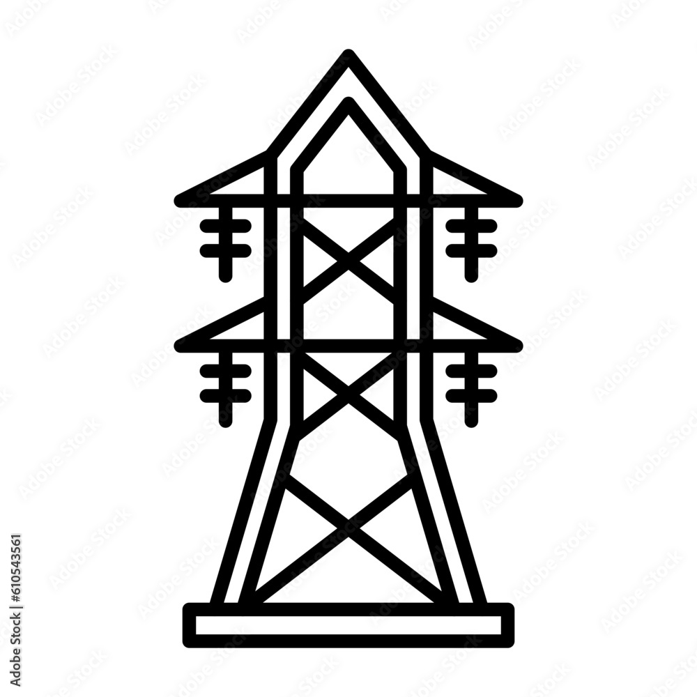 Transmission Tower Icon Transmission Tower Icon