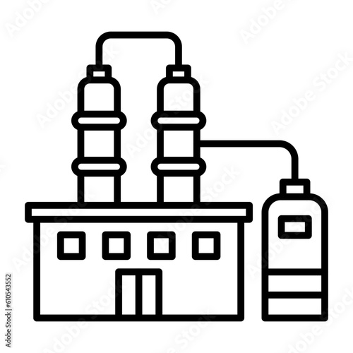 Oil Refinery Icon