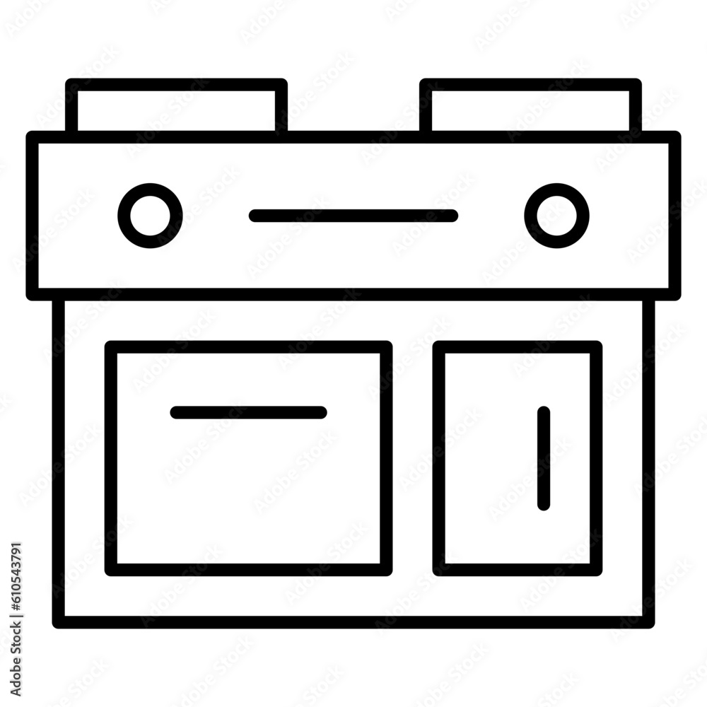 Cooking Range Icon Cooking Range Icon