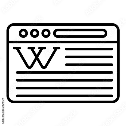 Wikipedia Icon