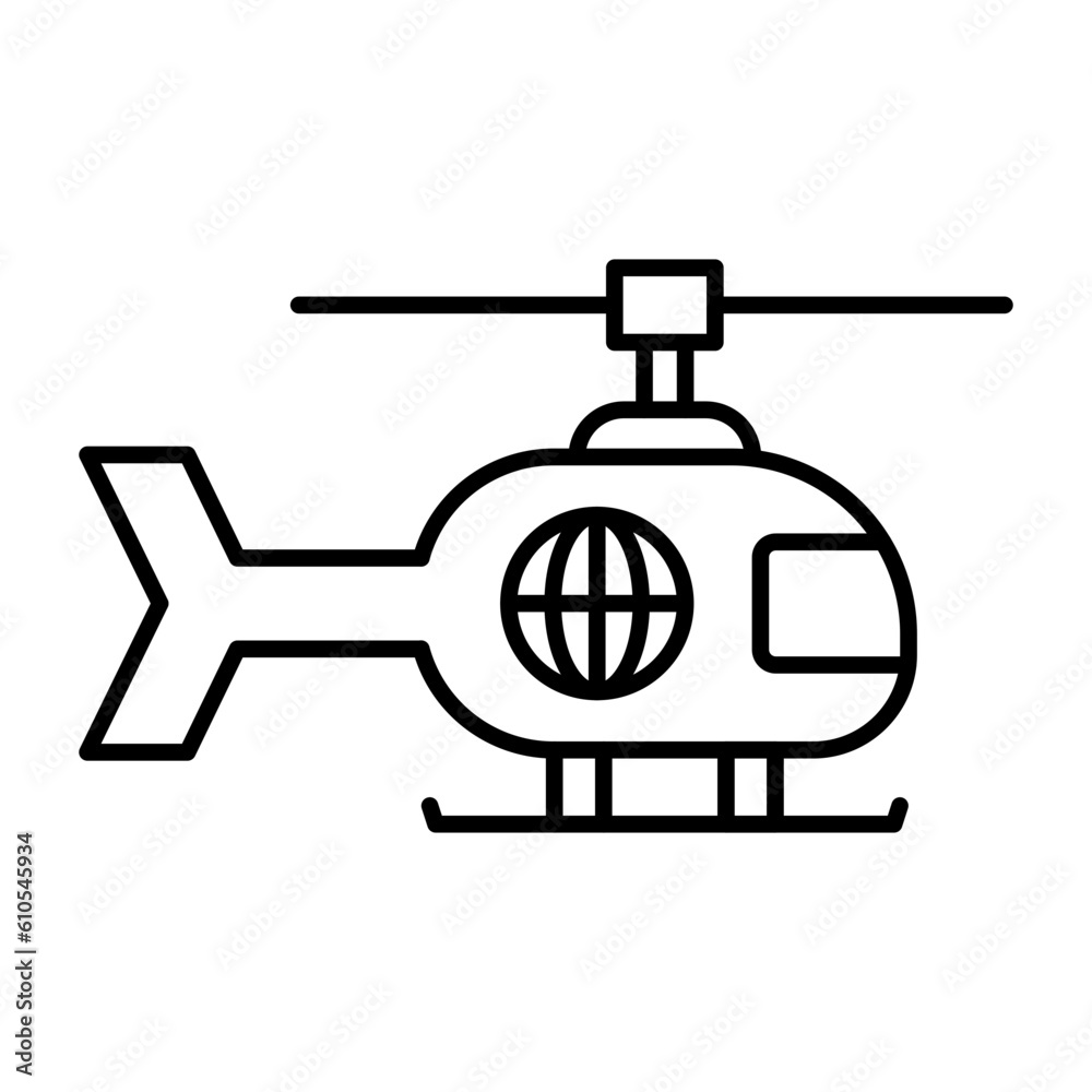 Helicopter Icon Helicopter Icon