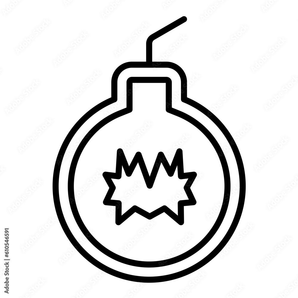 Obraz premium Bomb Icon
