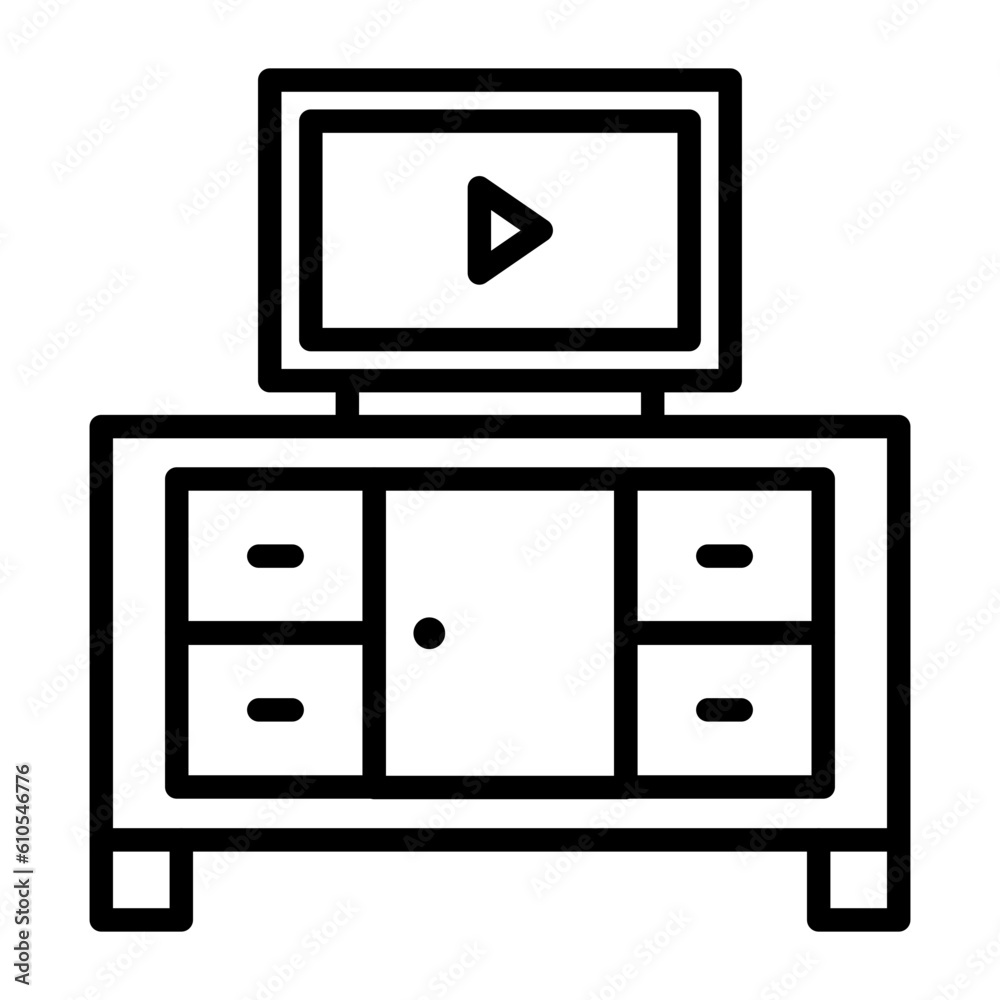 TV Table Icon TV Table Icon