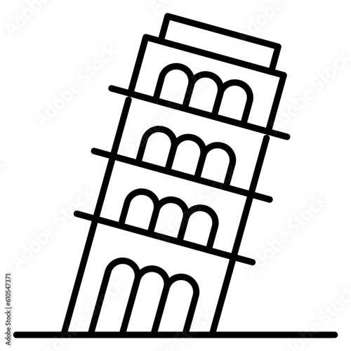 Pisa Tower Icon