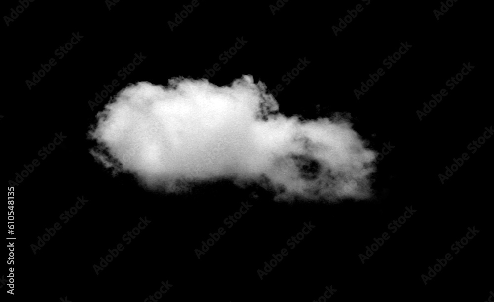 White clouds isolated on black background Clouds set on black White clouds isolated on black background Clouds set on black