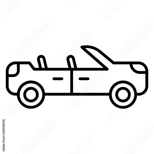 Convertible Car Icon