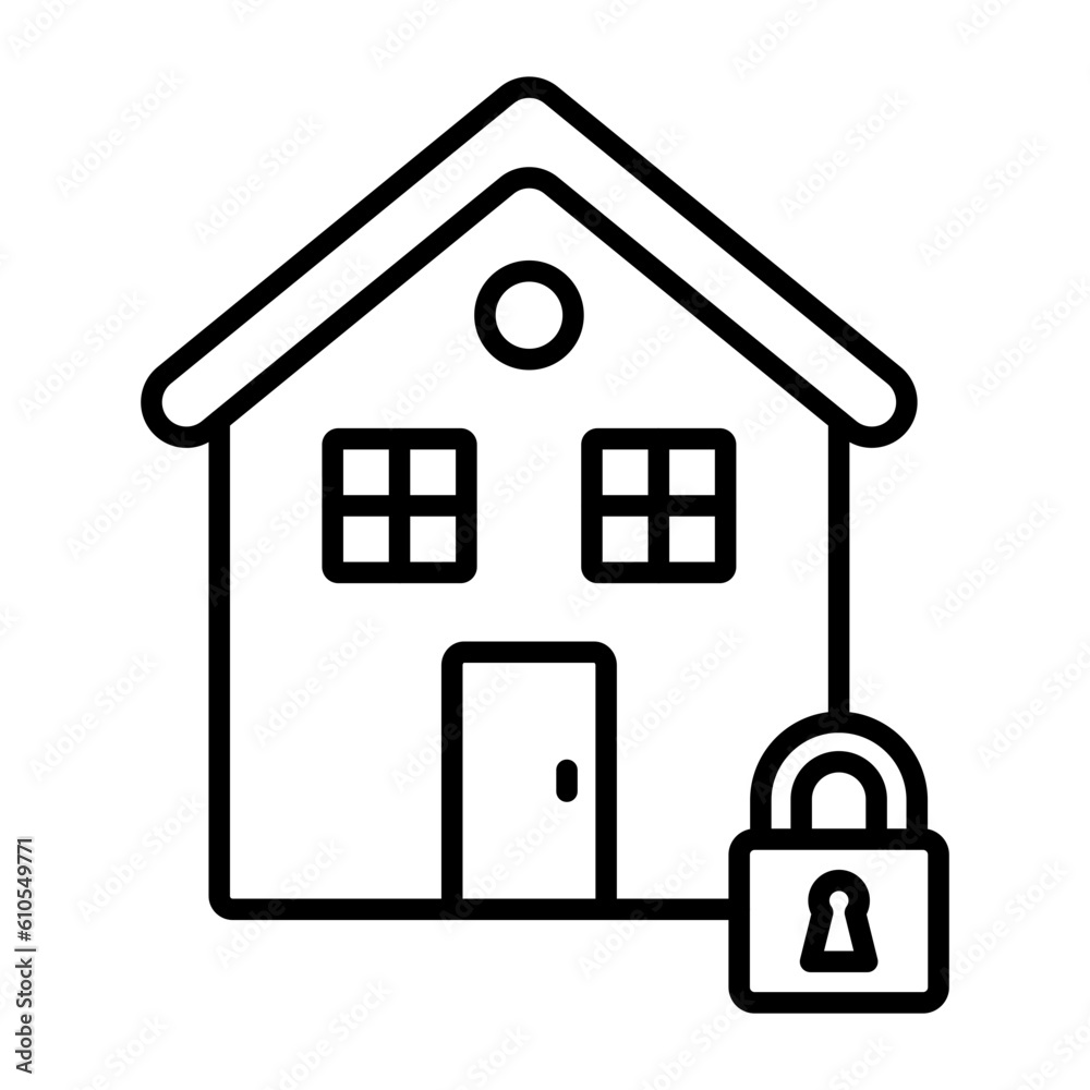 House Security Icon House Security Icon