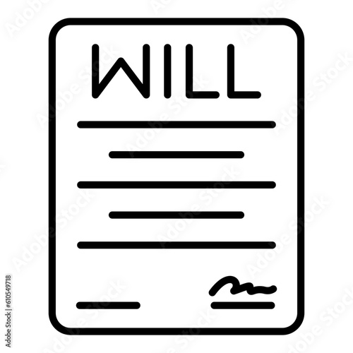 Last Will Icon