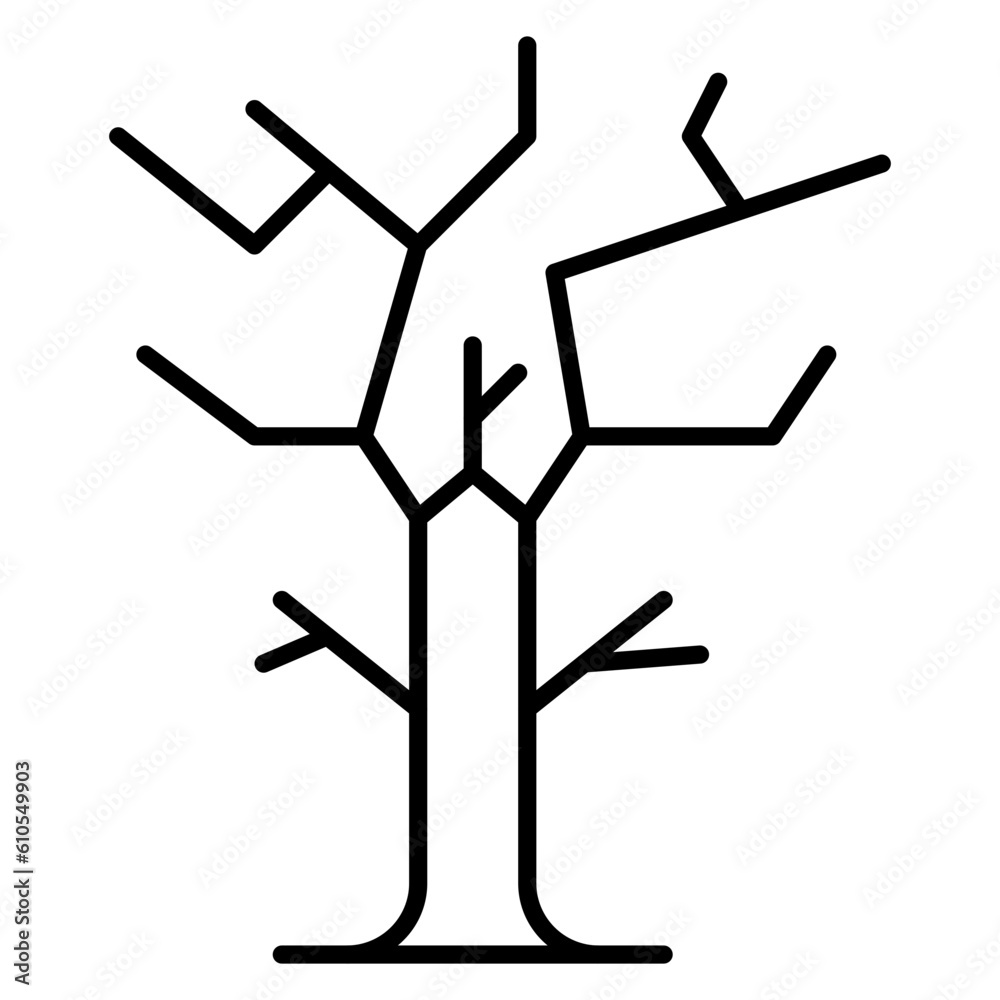 Dry Tree Icon Dry Tree Icon