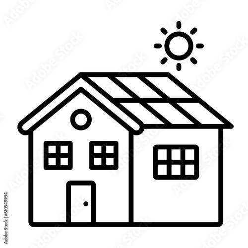 Solar House Icon