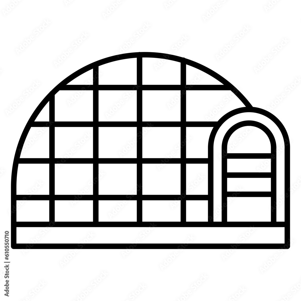 Igloo Landscape Icon Igloo Landscape Icon