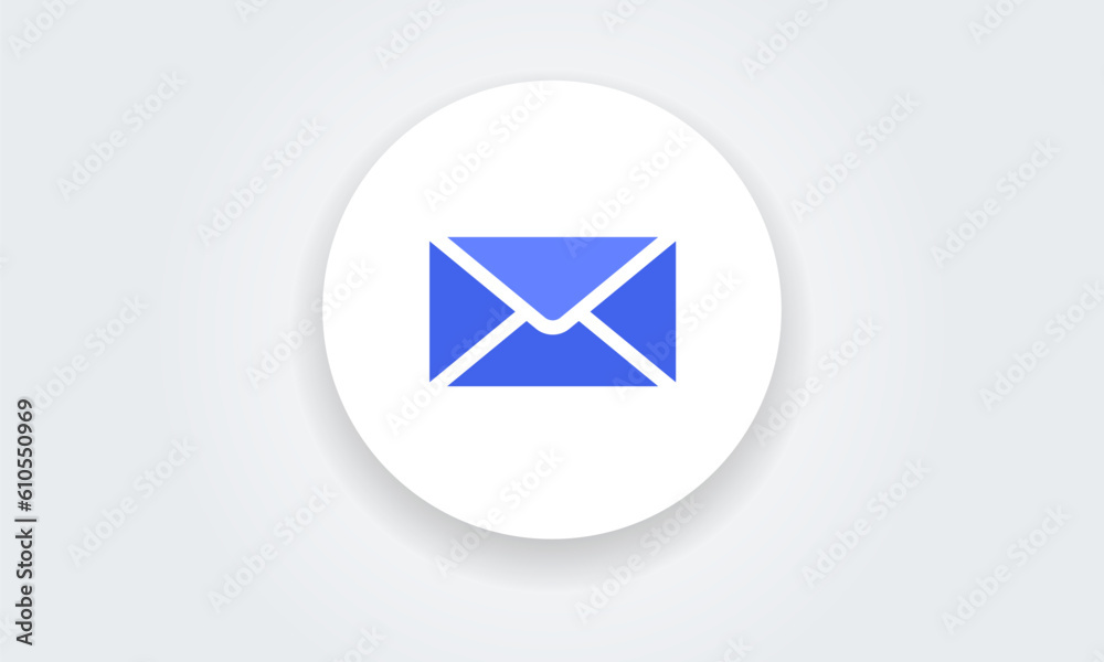Email post icon. Envelope Mail services. Contact message send address letter isolated flat vector illustration Email post icon. Envelope Mail services. Contact message send address letter isolated flat vector illustration