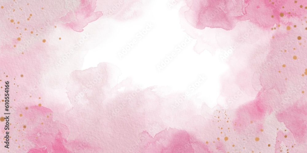 Abstract watercolor painting art pastel color background.