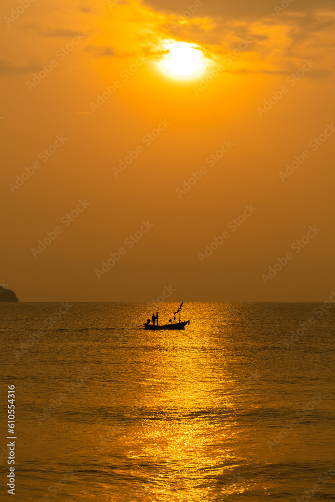 Landscape of beautiful sunrise sunset and sea Landscape of beautiful sunrise sunset and sea