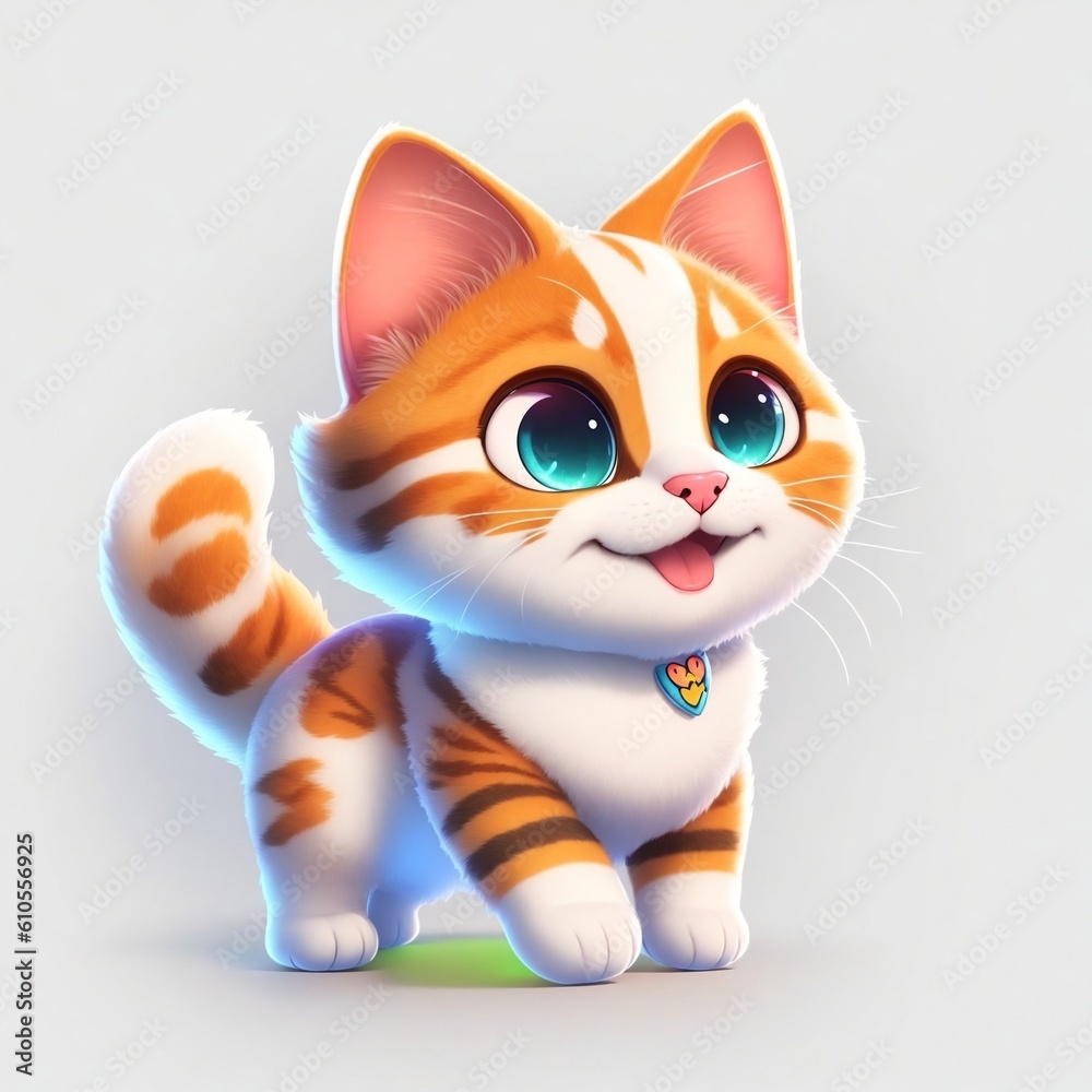 Cate Cute Vector Sticker Cate Cute Vector Sticker