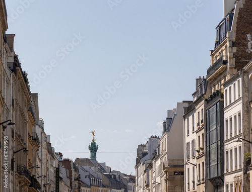 Fotografie, Obraz Paris, bastille, faubourg saint antoine