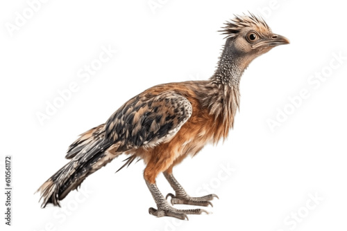 Avian Dinosaur Isolated Illustration on Transparent Background  Generative Ai