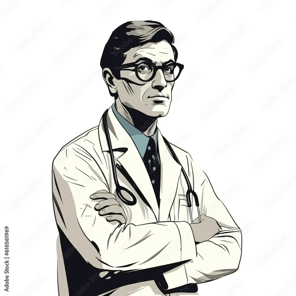 doctor's day- vector illustration of doctor's day.illustration