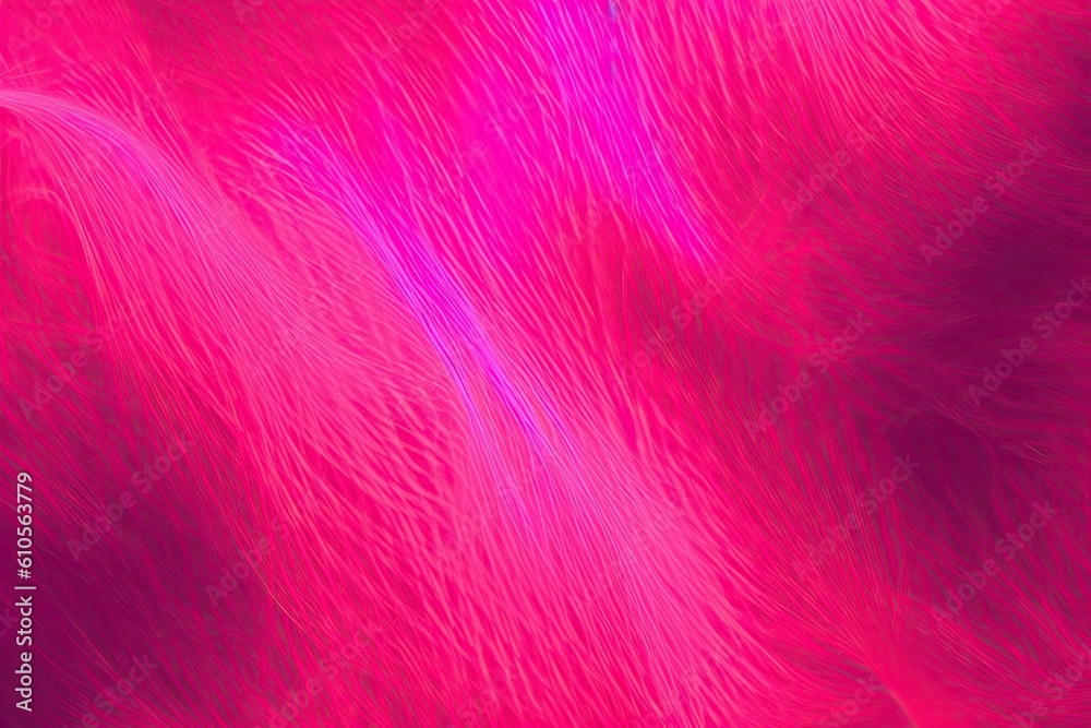 Illustration for use as wallpaper, neon pink background or backdrop. Generative AI