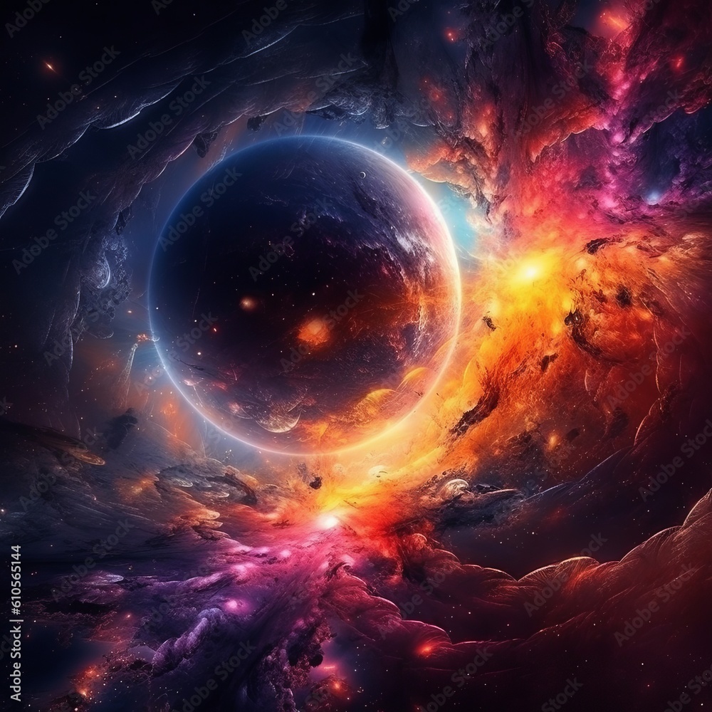 Obraz premium 宇宙空間,Generative AI AI画像