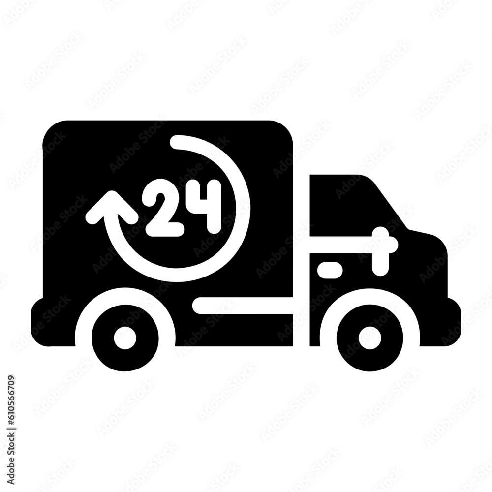 Fototapeta premium 24 support Solid icon