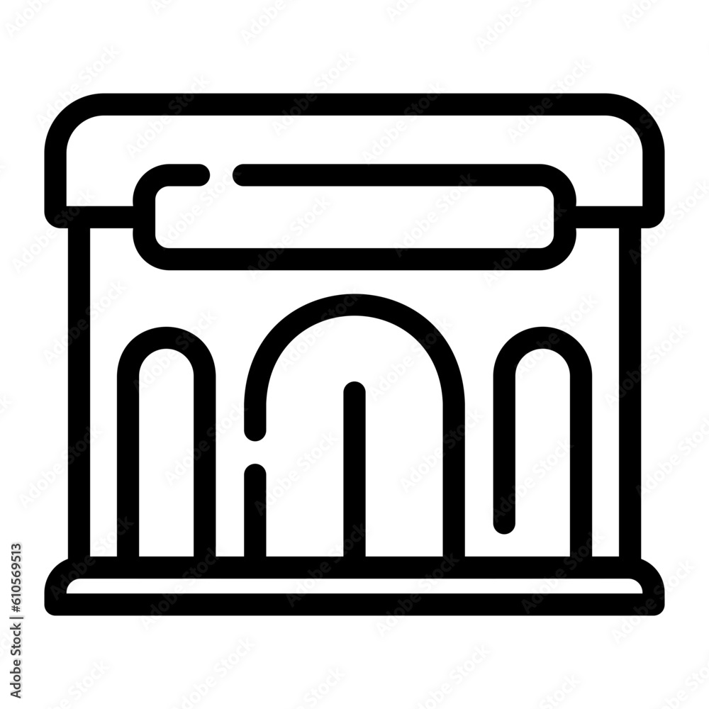 post office Line Icon post office Line Icon