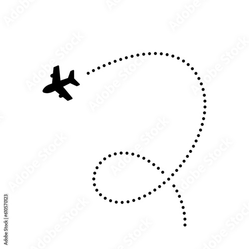 Travel Airplane Path