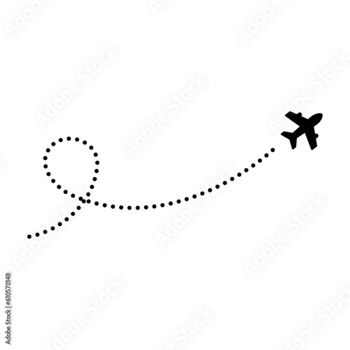 Travel Airplane Path