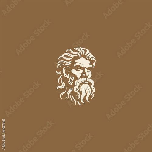 Zeus logo design vector illustration