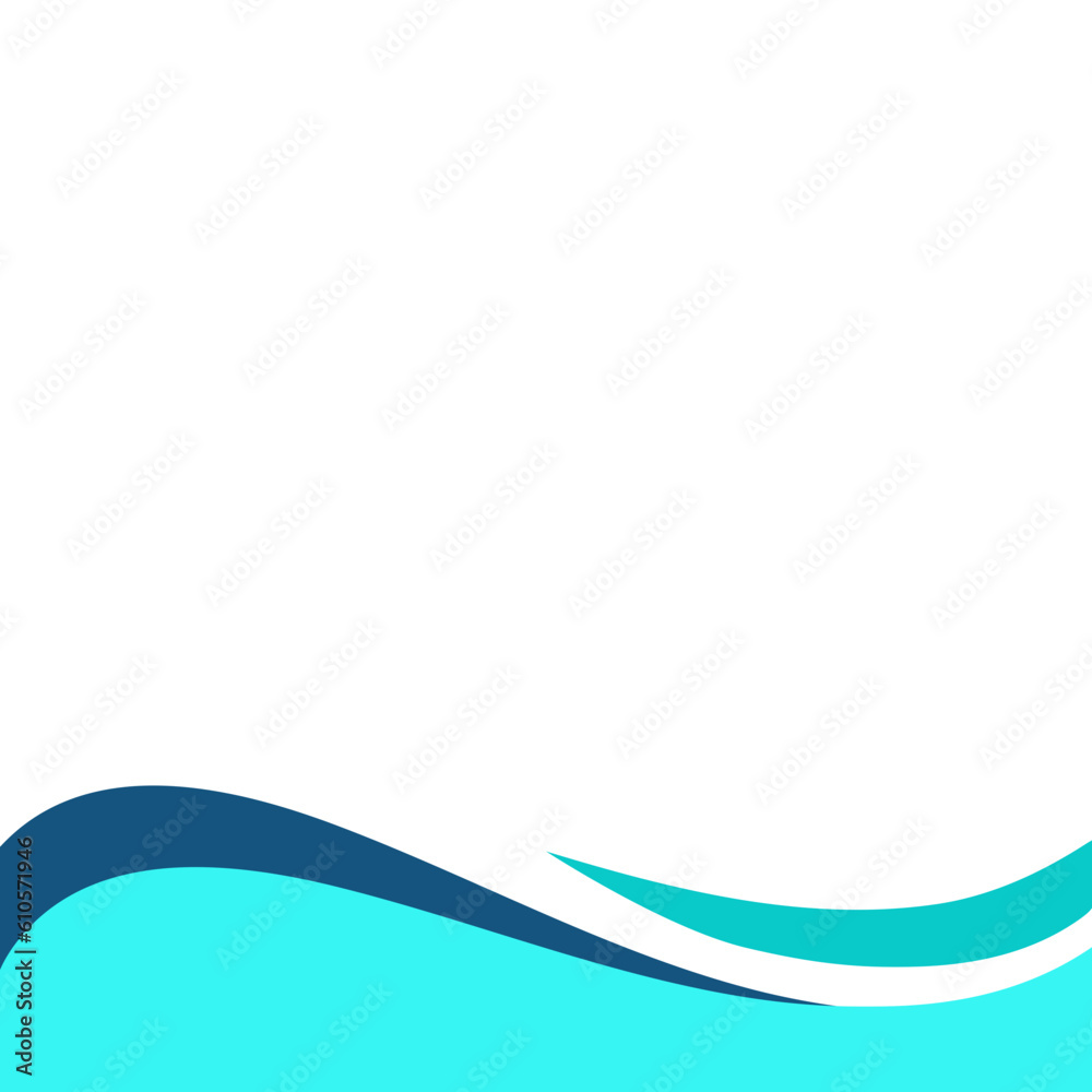 Wave Footer Shape Wave Footer Shape