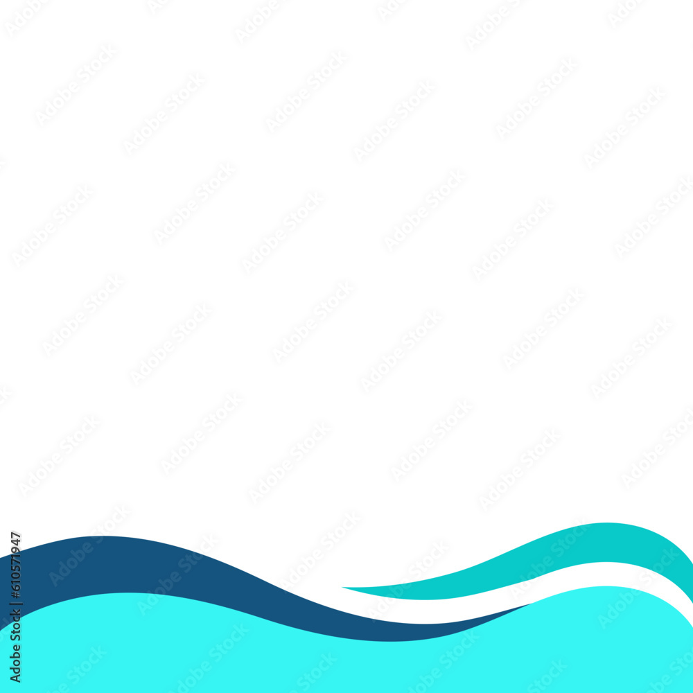 Wave Footer Shape Wave Footer Shape