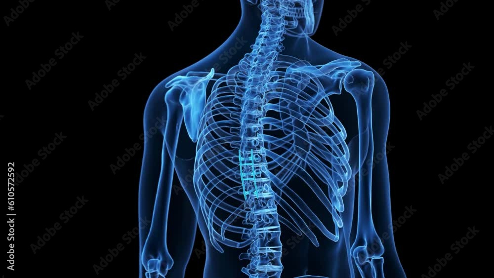 Animation of spinal fusion