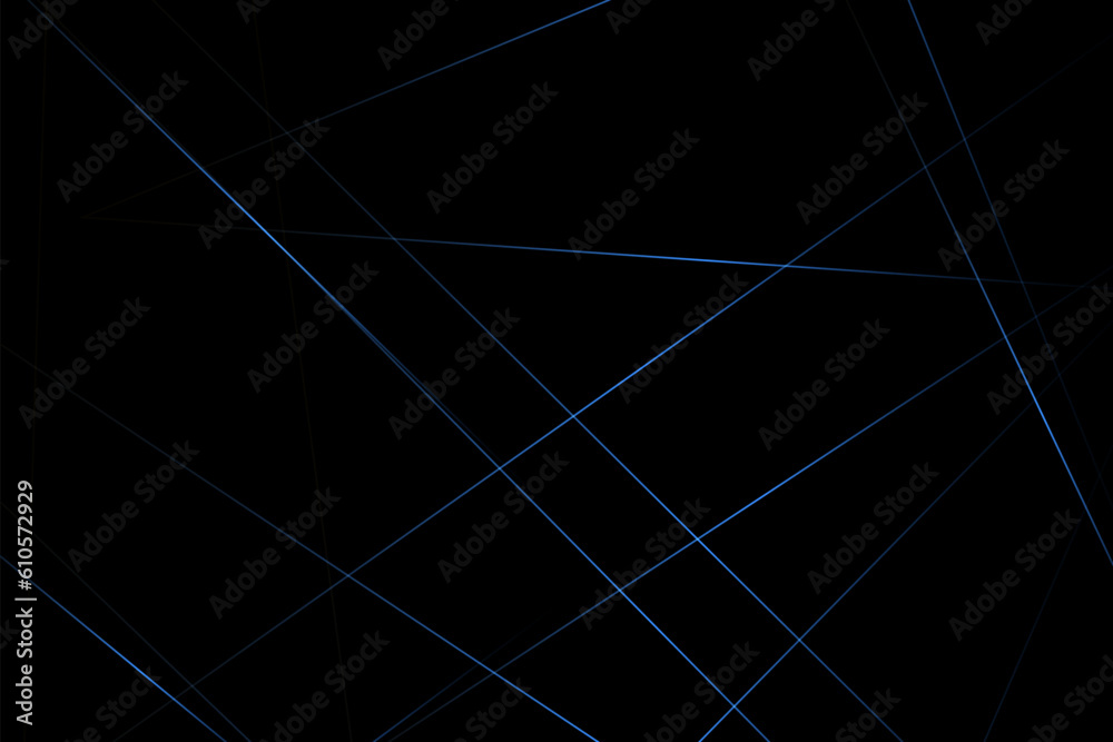 Abstract black with blue lines, triangles background modern design. Vector illustration EPS 10. Abstract black with blue lines, triangles background modern design. Vector illustration EPS 10.