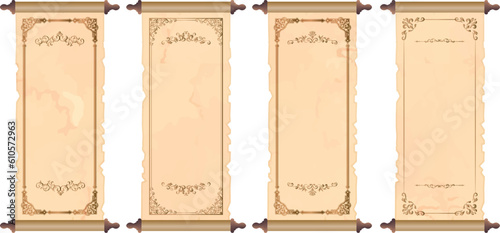 西洋 古代　古紙　巻物
