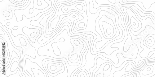 Seamless pattern with White sea map and topographic contours map background,curved reliefs abstract background. Topographic map patterns, topography line map. White background with topographic.