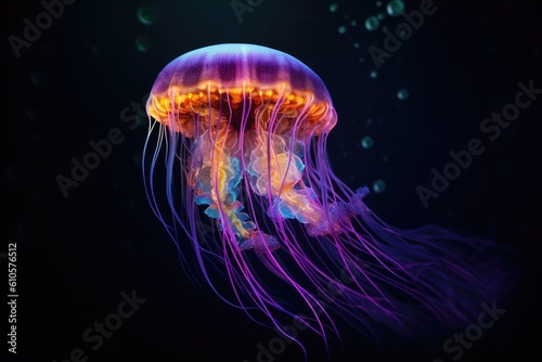 Majestic Jellyfishes Background © Igor