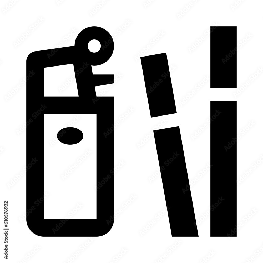 Cigarette lighter Stock Vector | Adobe Stock