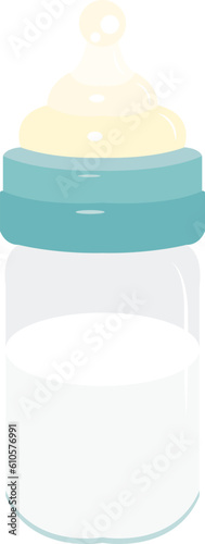 Baby bottle vector image or clipart