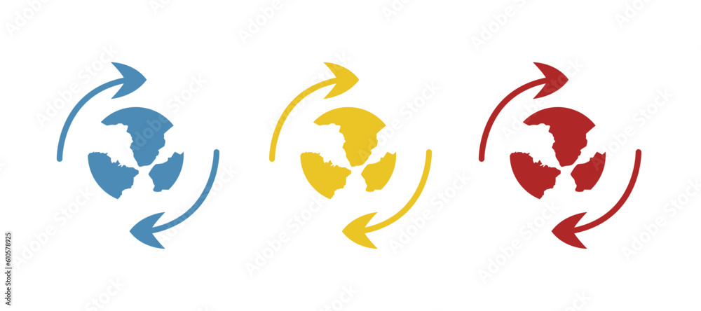 planet icon on a white background, vector illustration planet icon on a white background, vector illustration