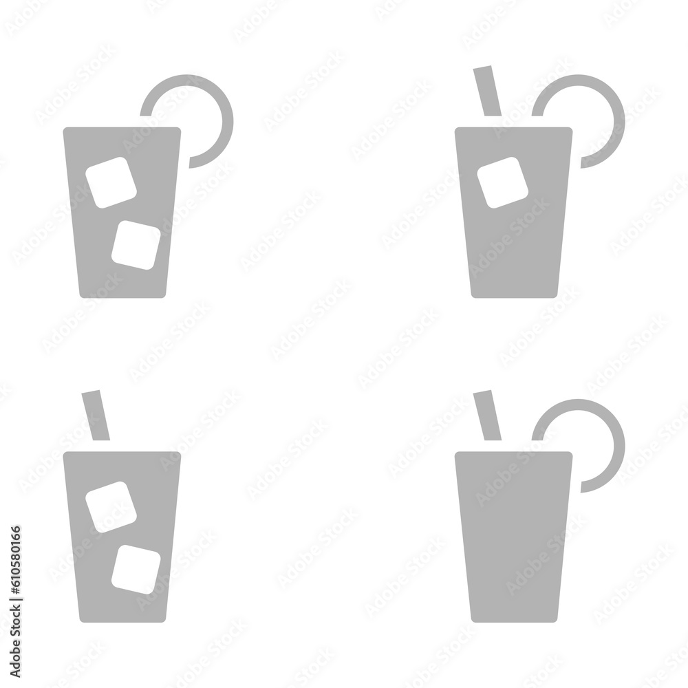 cocktail icon on a white background, vector illustration cocktail icon on a white background, vector illustration