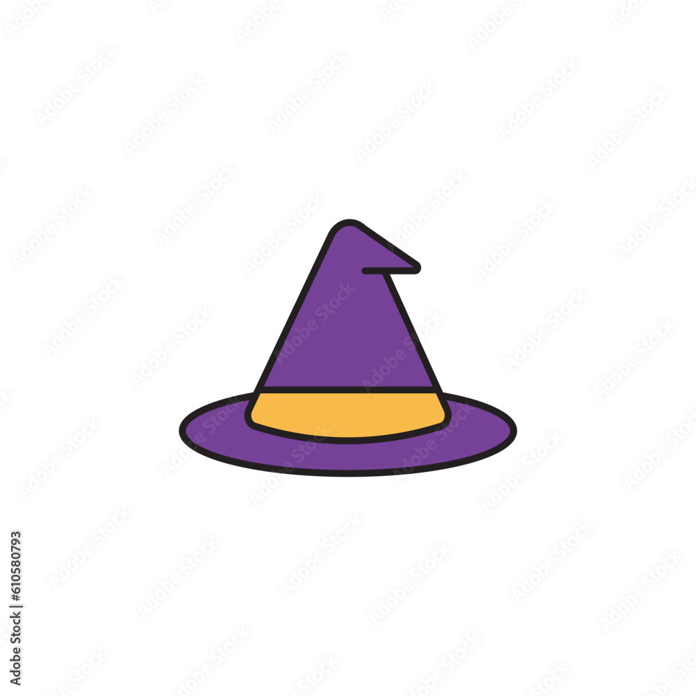illustration of a wizard hat illustration of a wizard hat