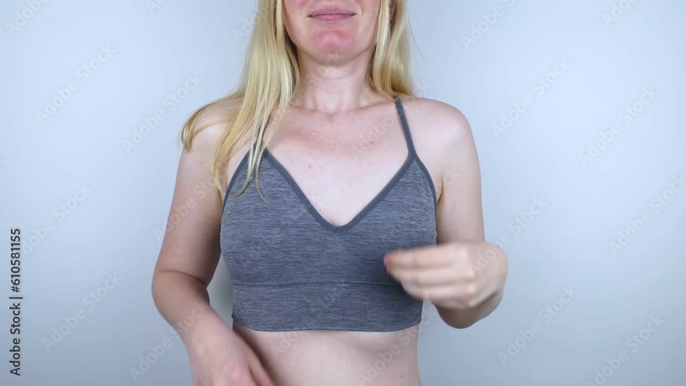 bra. Bra marks. Nonanatomical underwear causing