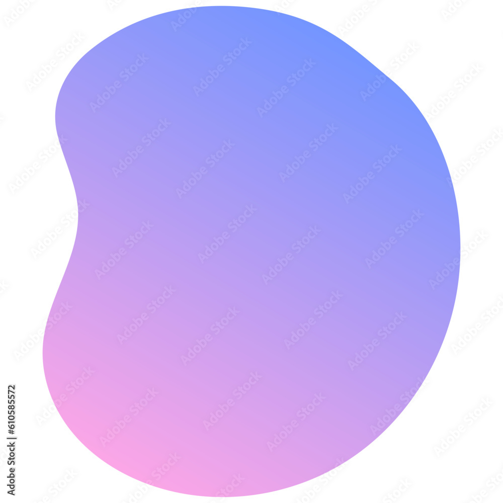 Obraz premium Freeform shape rounded