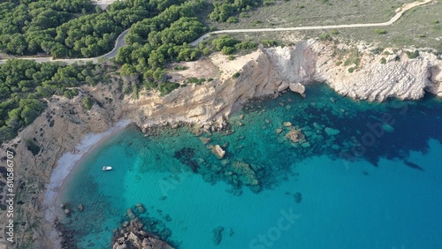 Espagne, sur l'île de Minorque, plage d'Arenal d'en Castell	 photo