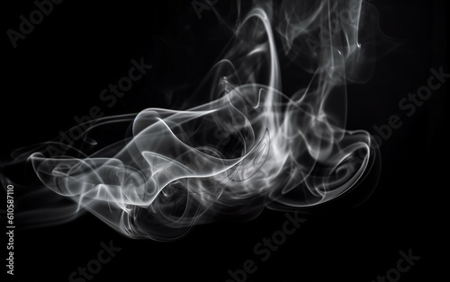 Abstract smoke background created with generative ai tecnology.
