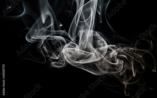 Abstract smoke background,created with generative ai tecnology.