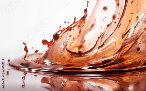 Abstract fluid background created with generative ai tecnology.