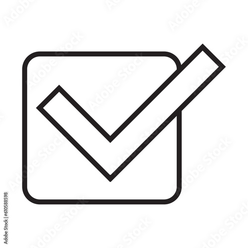 Free Download tick icon vector - GFXLoad
