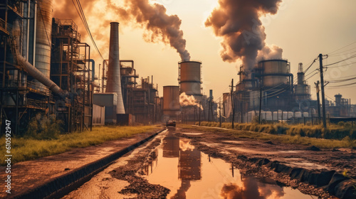 Heavy industry pollutes the environment with the emission of toxic fumes and fine particles. Generative AI