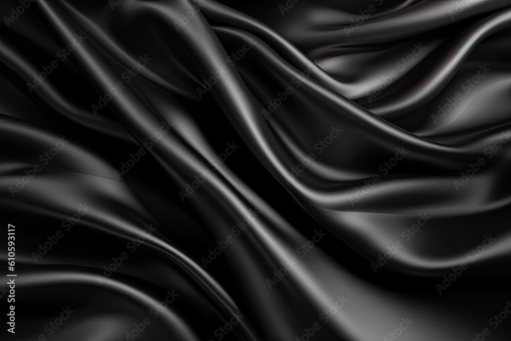 Abstract black satin background Abstract black satin background